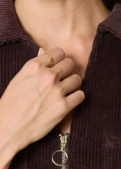 Online MARIE SIXTINE BAGUE PETIT MEDAILLON DORÉE