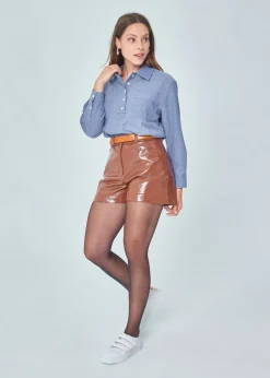 Best MARIE SIXTINE BLOUSE COTON NASSIMA BLUE