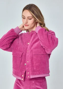 Sale MARIE SIXTINE BOMBERS VELOURS COTELE RICHA TULIPE