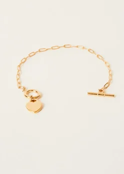 Online MARIE SIXTINE BRACELET COEUR EN LAITON GOLD