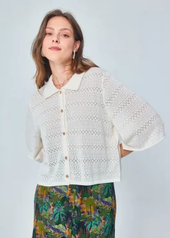 Fashion MARIE SIXTINE CARDIGAN AJOURE BASMA JASMINE