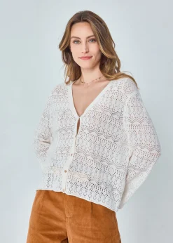 Store MARIE SIXTINE CARDIGAN AJOURE JANETO JASMINE