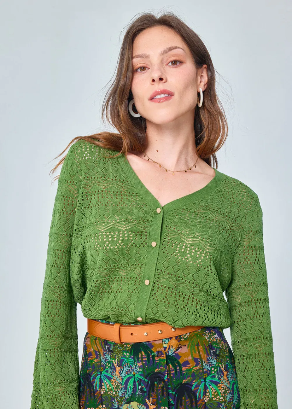 Best MARIE SIXTINE CARDIGAN AJOURE JANETO NENUPHAR