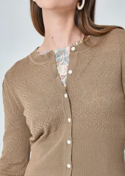 Discount MARIE SIXTINE CARDIGAN ANGELINOU BOULEAU