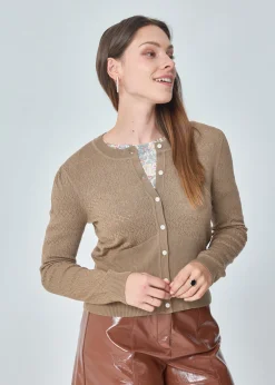 Discount MARIE SIXTINE CARDIGAN ANGELINOU BOULEAU
