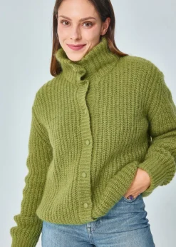 Discount MARIE SIXTINE CARDIGAN MOHAIR FELICIEN FOUGERE