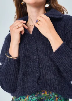 Outlet MARIE SIXTINE CARDIGAN MOHAIR FELICIEN SAILOR