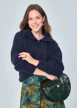 Outlet MARIE SIXTINE CARDIGAN MOHAIR FELICIEN SAILOR