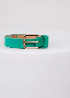 Best Sale MARIE SIXTINE Ceinture en suède ARAMIS OPALINE