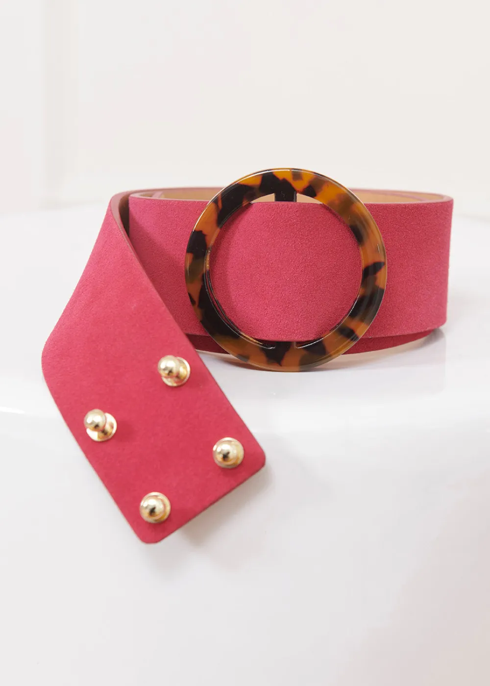 New MARIE SIXTINE Ceinture en suède ATHOS CONFETTI