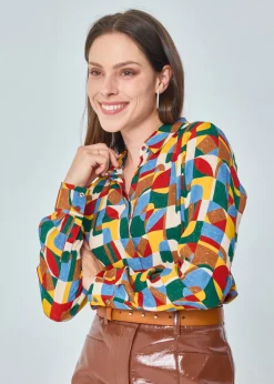 Store MARIE SIXTINE CHEMISE FLUIDE ASATI PATCHWORK