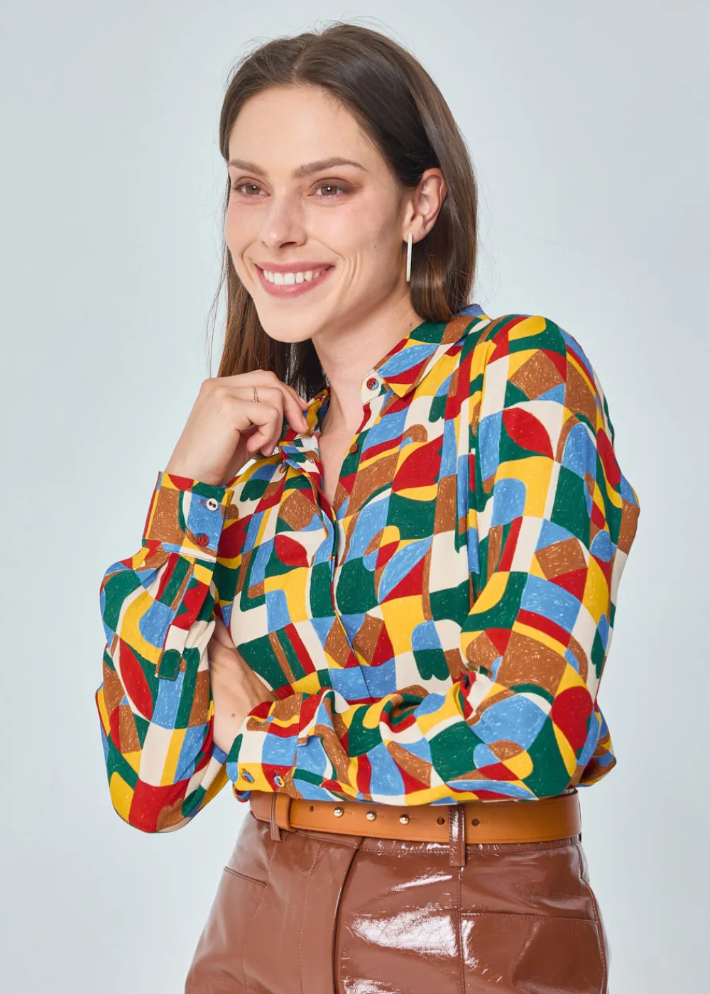 Store MARIE SIXTINE CHEMISE FLUIDE ASATI PATCHWORK
