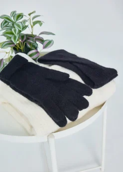 Fashion MARIE SIXTINE GANTS LAINE CARRIE Charbon