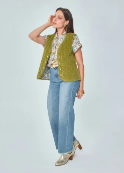 Fashion MARIE SIXTINE GILET DONIA FOUGERE