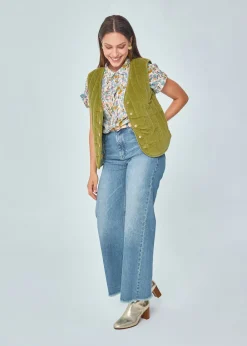 Fashion MARIE SIXTINE GILET DONIA FOUGERE