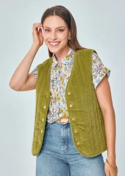 Fashion MARIE SIXTINE GILET DONIA FOUGERE