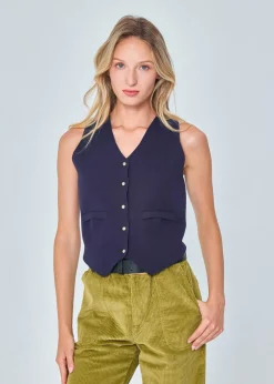 Outlet MARIE SIXTINE GILET WALLEN SAILOR