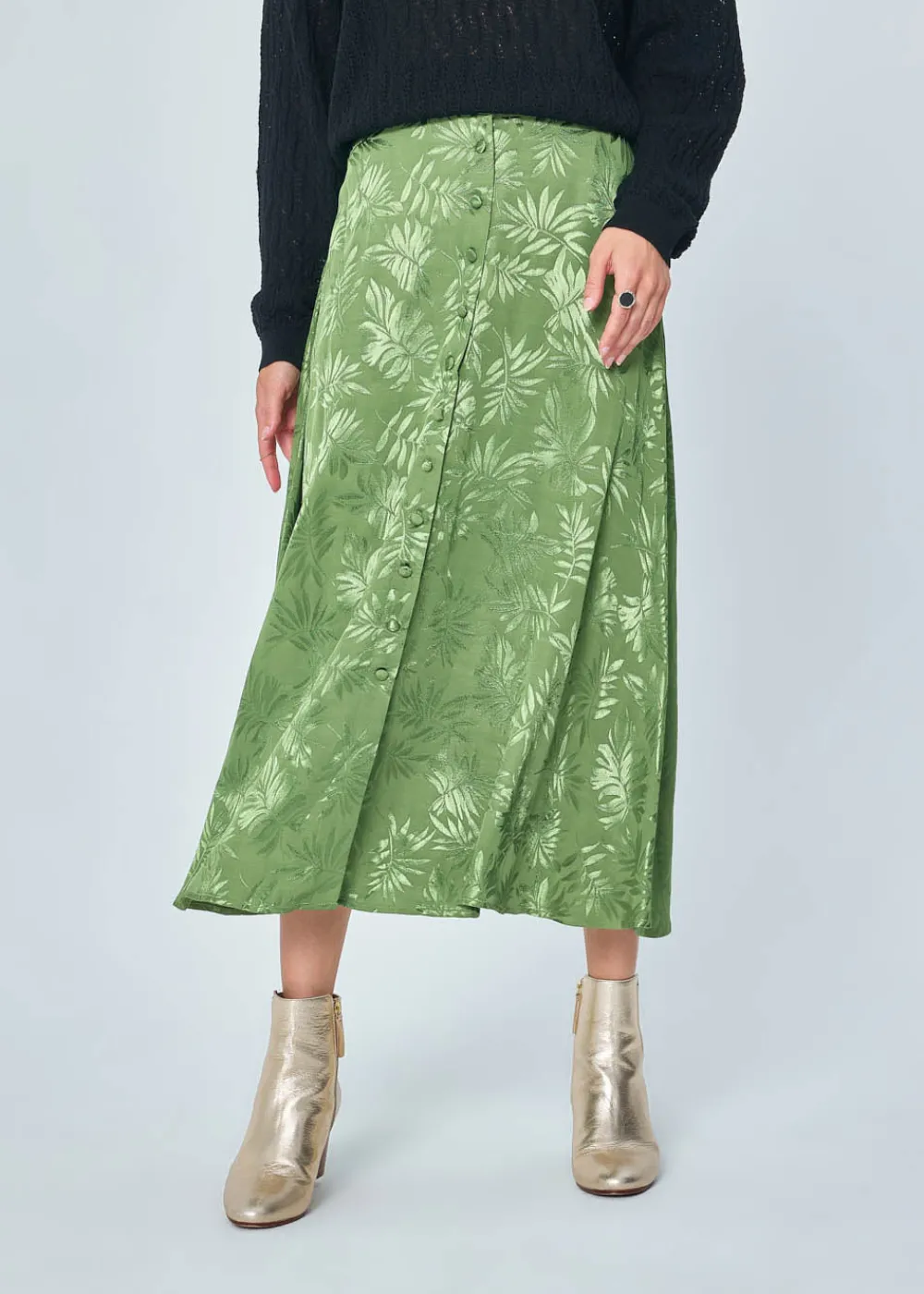 Shop MARIE SIXTINE JUPE LONGUE SALMA NENUPHAR