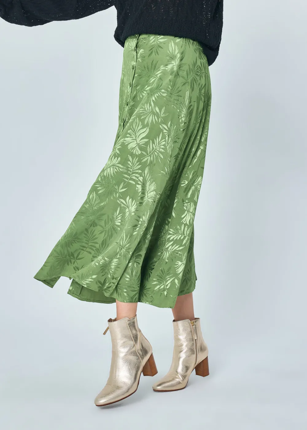 Shop MARIE SIXTINE JUPE LONGUE SALMA NENUPHAR