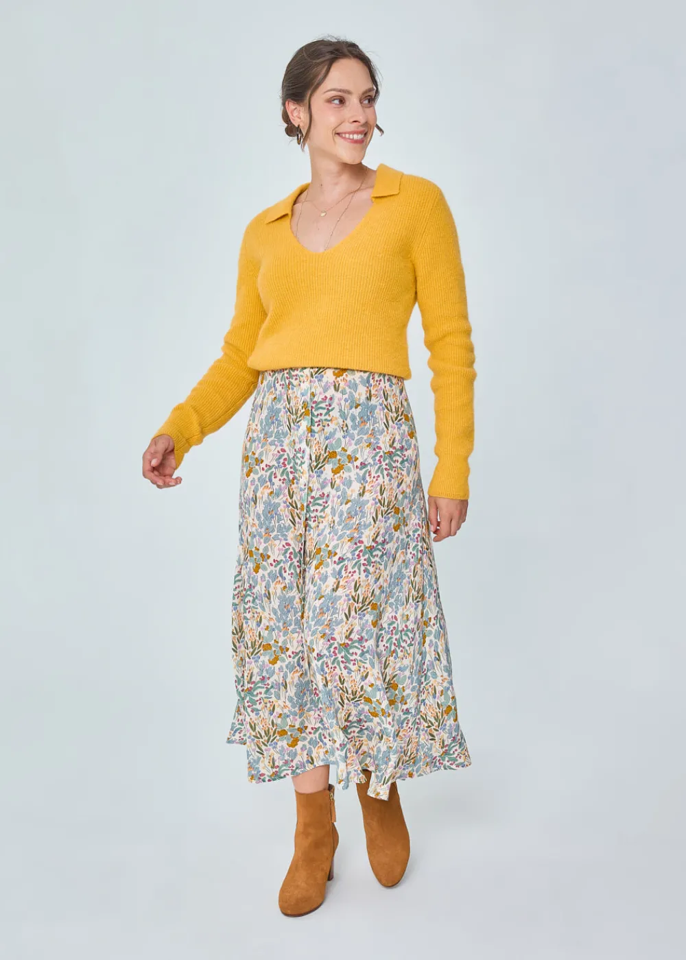 Clearance MARIE SIXTINE JUPE LONGUE SALMA BOSQUET
