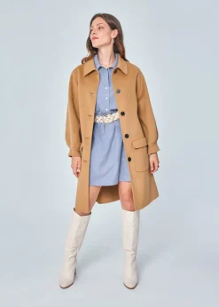 Cheap MARIE SIXTINE MANTEAU GERMAINE CAMEL