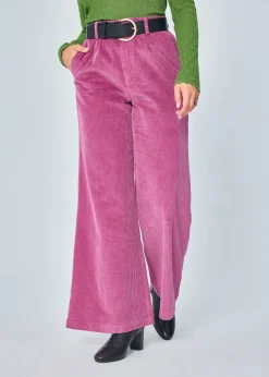 Best Sale MARIE SIXTINE PANTALON VELOURS COTELE BETHANY TULIPE