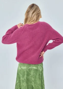 New MARIE SIXTINE PULL EXTRA DOUX MOHAIR ELORA TULIPE