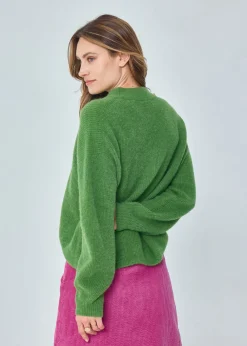New MARIE SIXTINE PULL EXTRA DOUX MOHAIR PUMPKIN NENUPHAR