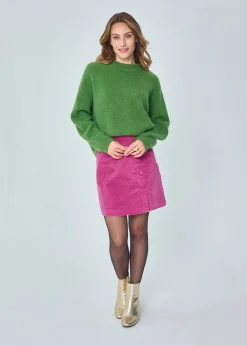 New MARIE SIXTINE PULL EXTRA DOUX MOHAIR PUMPKIN NENUPHAR