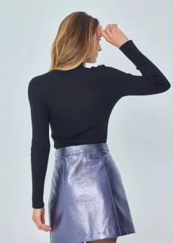 Hot MARIE SIXTINE PULL MAILLE CHAUSSETTE PHIBIE CHARBON