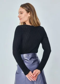Cheap MARIE SIXTINE PULL MERINOS ADELOU CHARBON