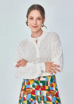 Hot MARIE SIXTINE PULL MERINOS AJOURE RANDY JASMINE
