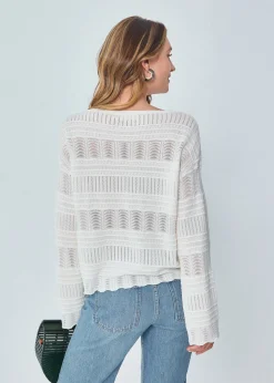 Cheap MARIE SIXTINE PULL MERINOS AJOURE VARTAN JASMINE