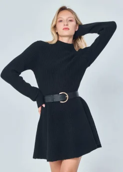 Shop MARIE SIXTINE ROBE EN MAILLE SARA CHARBON