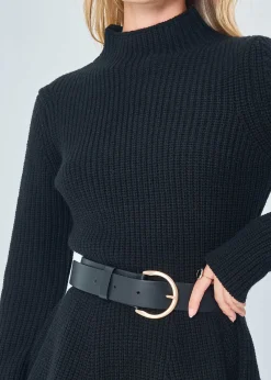 Shop MARIE SIXTINE ROBE EN MAILLE SARA CHARBON