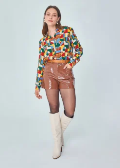 Cheap MARIE SIXTINE SHORT PRISCILO PECAN