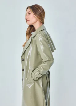 Store MARIE SIXTINE TRENCH VINYLE REMIETTE MINERAL