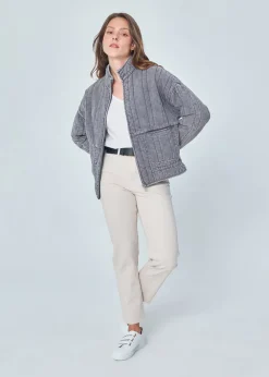 Clearance MARIE SIXTINE VESTE DEMETER DENIMGREY