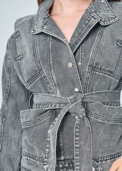 Clearance MARIE SIXTINE VESTE KILI DENIMGREY